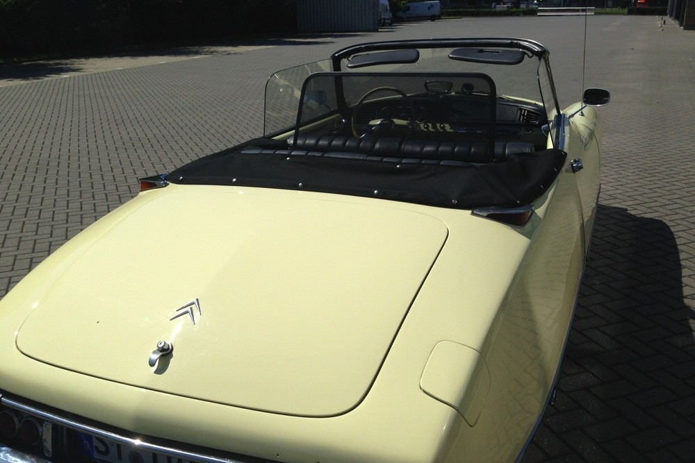 CIT1DSCD Cabriolet wind deflector Citroën DS Chapron Cabrio 1958-1973 Black (2)