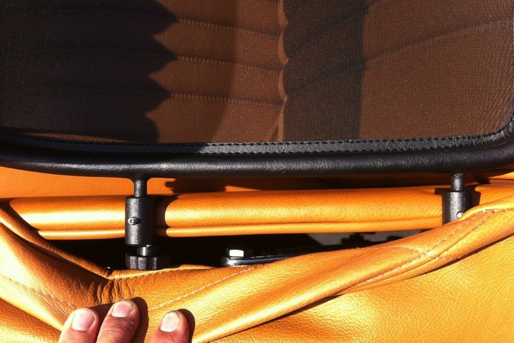 CIT1DSCD Cabriolet wind deflector Citroën DS Chapron Cabrio 1958-1973 Black (7)