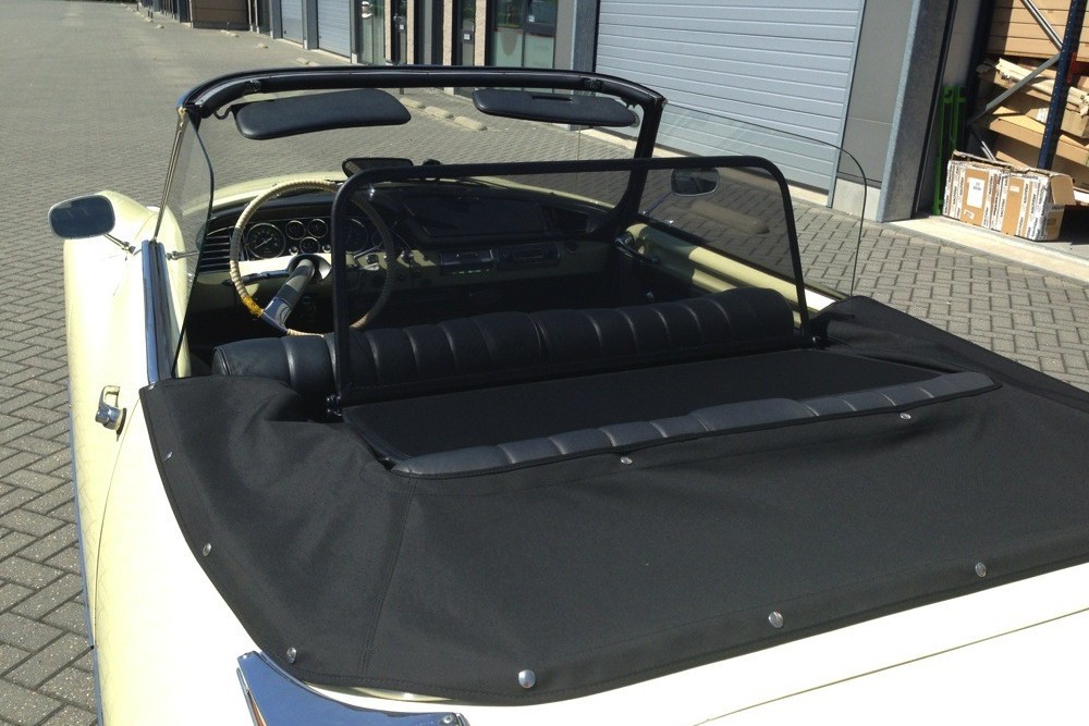 CIT1DSCD Cabriolet wind deflector Citroën DS Chapron Cabrio 1958-1973 Black (12)