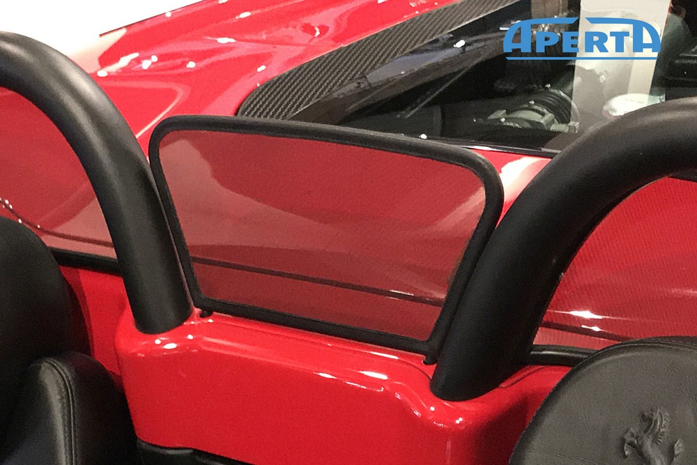 FER1360CD Cabriolet wind deflector Ferrari 360 Spider (Type F131) 1999-2004 Black (6)