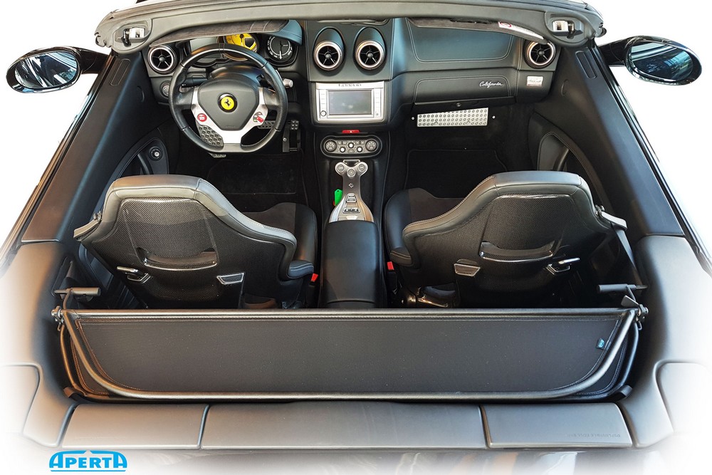 FER1CALCD Cabriolet wind deflector Ferrari California (Type F149) 2008-2019 Black (3)