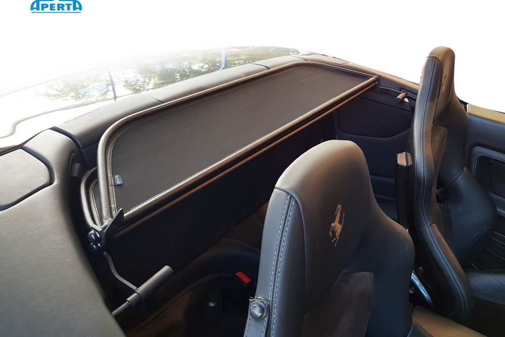 FER1CALCD Cabriolet wind deflector Ferrari California (Type F149) 2008-2019 Black (4)