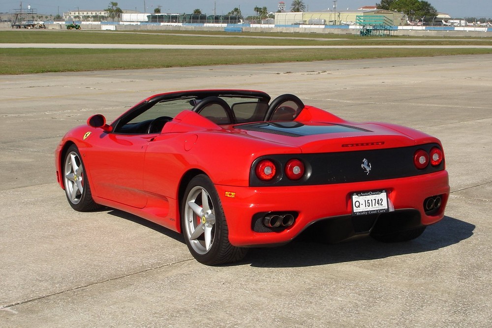 FER3360CD Cabriolet wind deflector Ferrari 360 Spider (Type F131) 1999-2004 Black (7)
