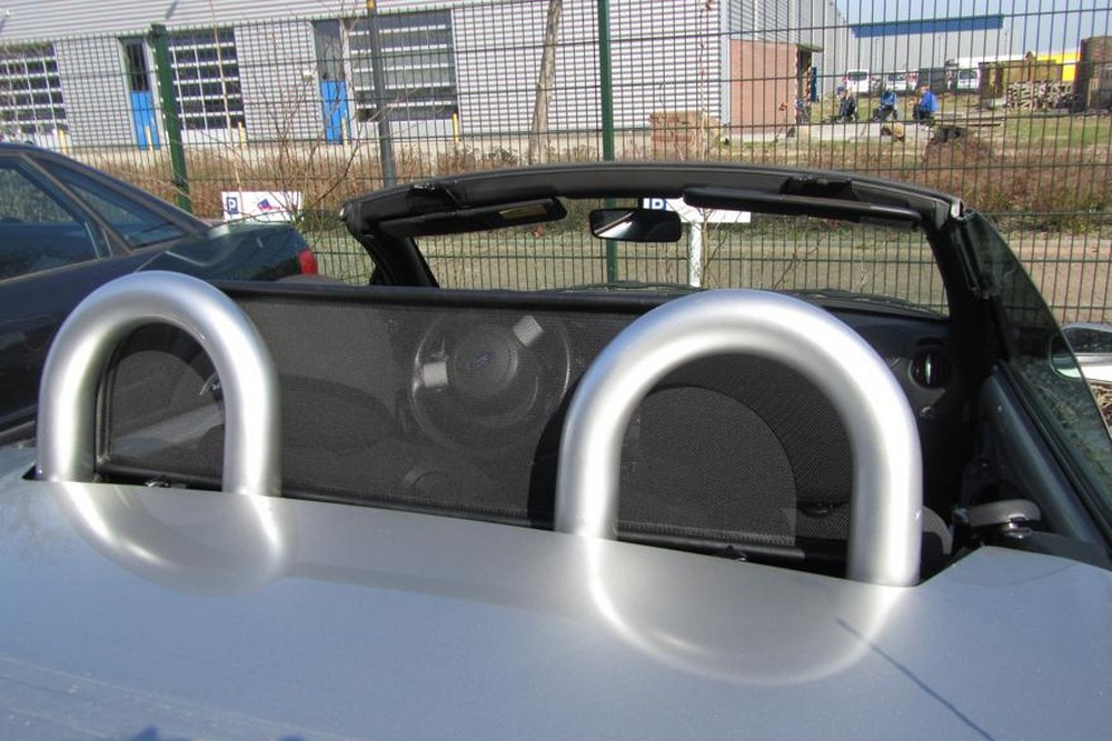 FOR1KACD Cabriolet wind deflector Ford StreetKa 2003-2006 Black (9)