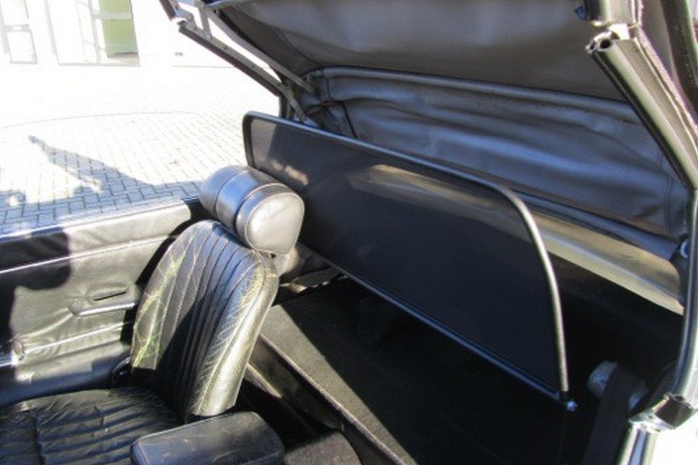 JAG2ETCD Cabriolet wind deflector Jaguar E-Type (Serie 3) 1971-1975 Black (12)