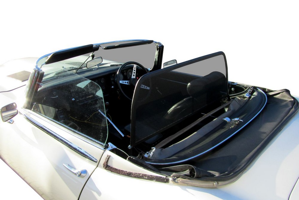 JAG2ETCD Cabriolet wind deflector Jaguar E-Type (Serie 3) 1971-1975 Black (9)