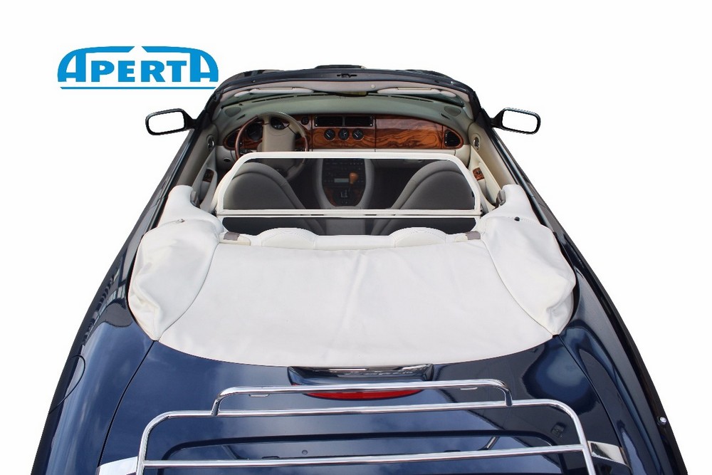 JAG3XKCD Cabriolet wind deflector Jaguar XK - XKR (X100) 1996-2006 Ivory (11)