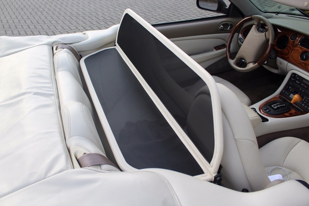 JAG3XKCD Cabriolet wind deflector Jaguar XK - XKR (X100) 1996-2006 Ivory (2)