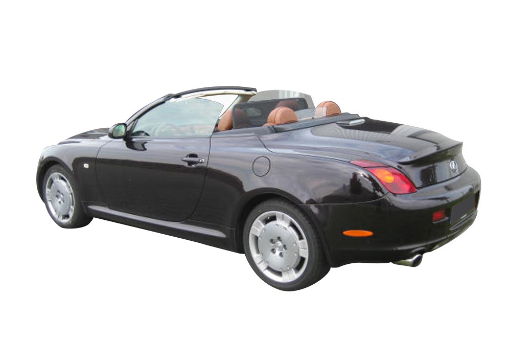 LEX1SCCD Cabriolet wind deflector Lexus SC 430 (Z40) 2001-2010 Black (5)