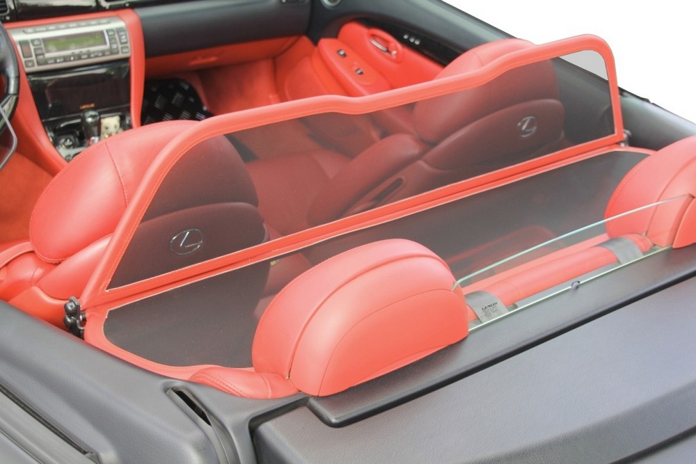 LEX2SCCD Cabriolet wind deflector Lexus SC 430 (Z40) 2001-2010 Red (2)