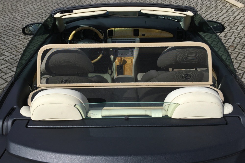 LEX3SCCD Cabriolet wind deflector Lexus SC 430 (Z40) 2001-2010 Beige (2)
