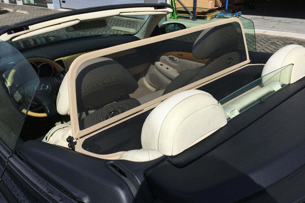 LEX3SCCD Cabriolet wind deflector Lexus SC 430 (Z40) 2001-2010 Beige (3)