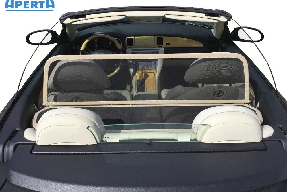 LEX3SCCD Cabriolet wind deflector Lexus SC 430 (Z40) 2001-2010 Beige (9)