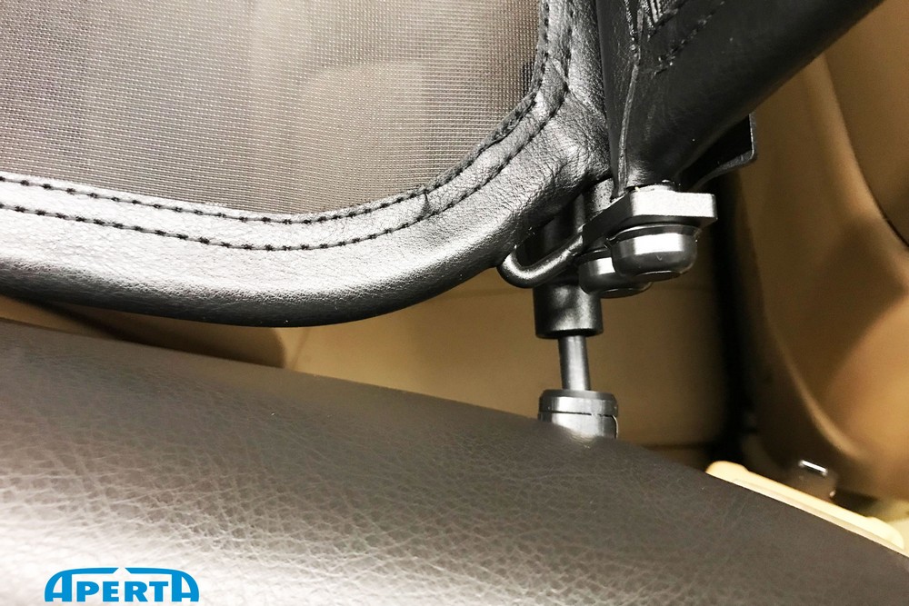LEX4SCCD Cabriolet wind deflector Lexus SC 430 (Z40) 2001-2010 Black (8)