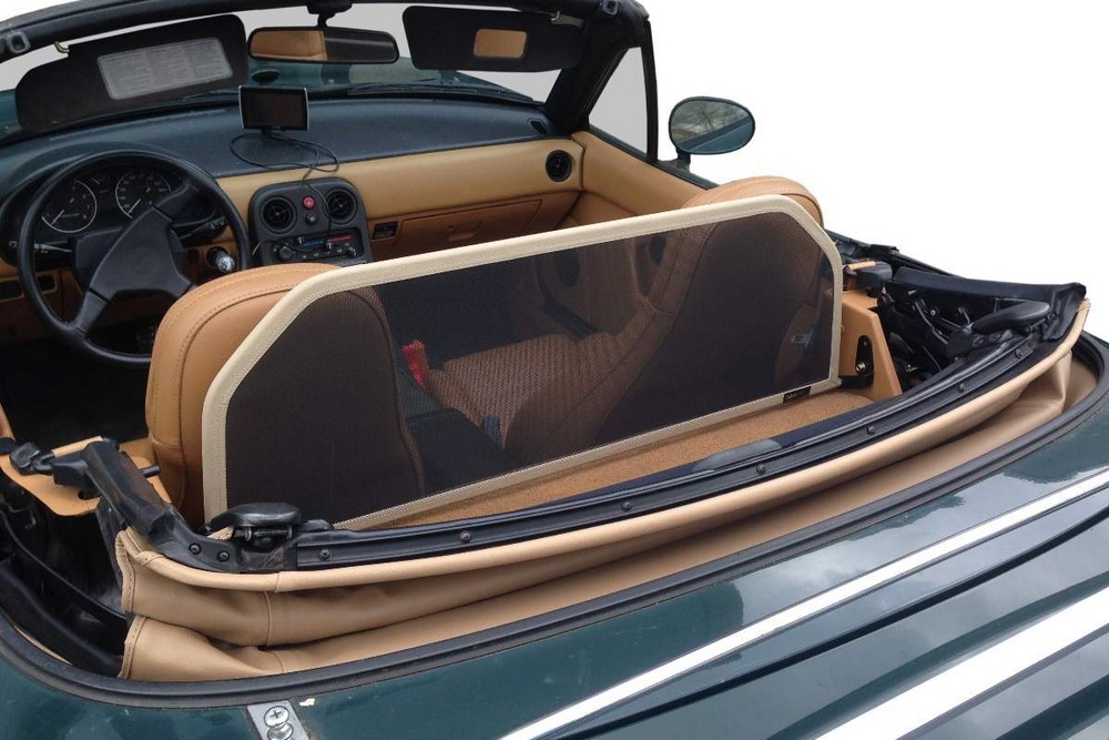 MAZ4MX5CD Cabriolet wind deflector Mazda MX-5 (NA & NB) 1998-2005 Beige (10)