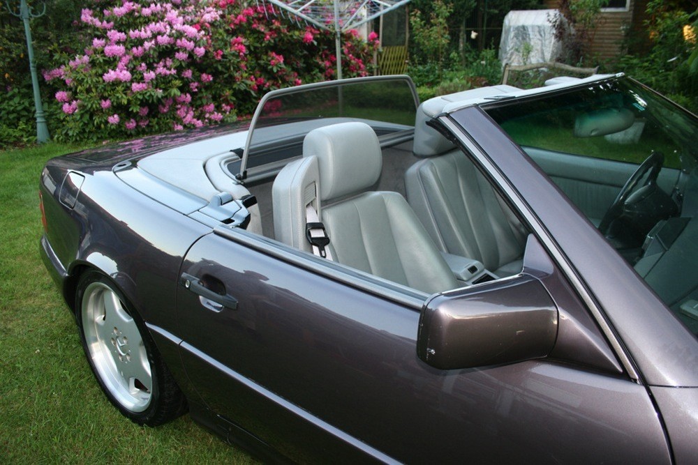 MB12SLCD Cabriolet wind deflector Mercedes-Benz SL (R129) 1989-2000 Grey (11)