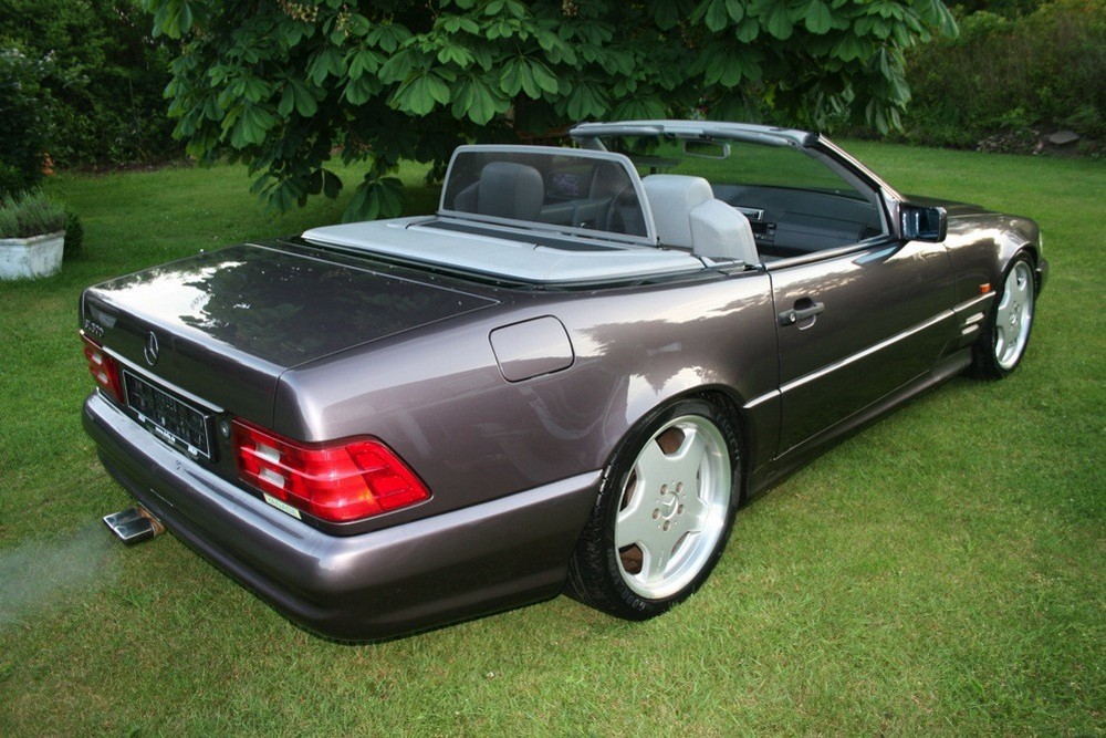 MB12SLCD Cabriolet wind deflector Mercedes-Benz SL (R129) 1989-2000 Grey (5)