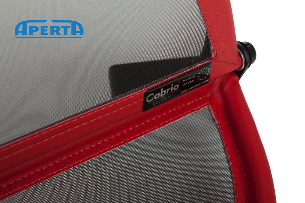 MB16SLCD Cabriolet wind deflector Mercedes-Benz SL (R230) 2001-1011 Red (3)