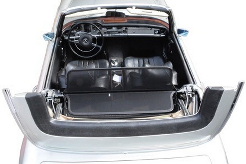 MB19SLCD Cabriolet wind deflector Mercedes-Benz SL (W113) 1963-1971 Black (10)