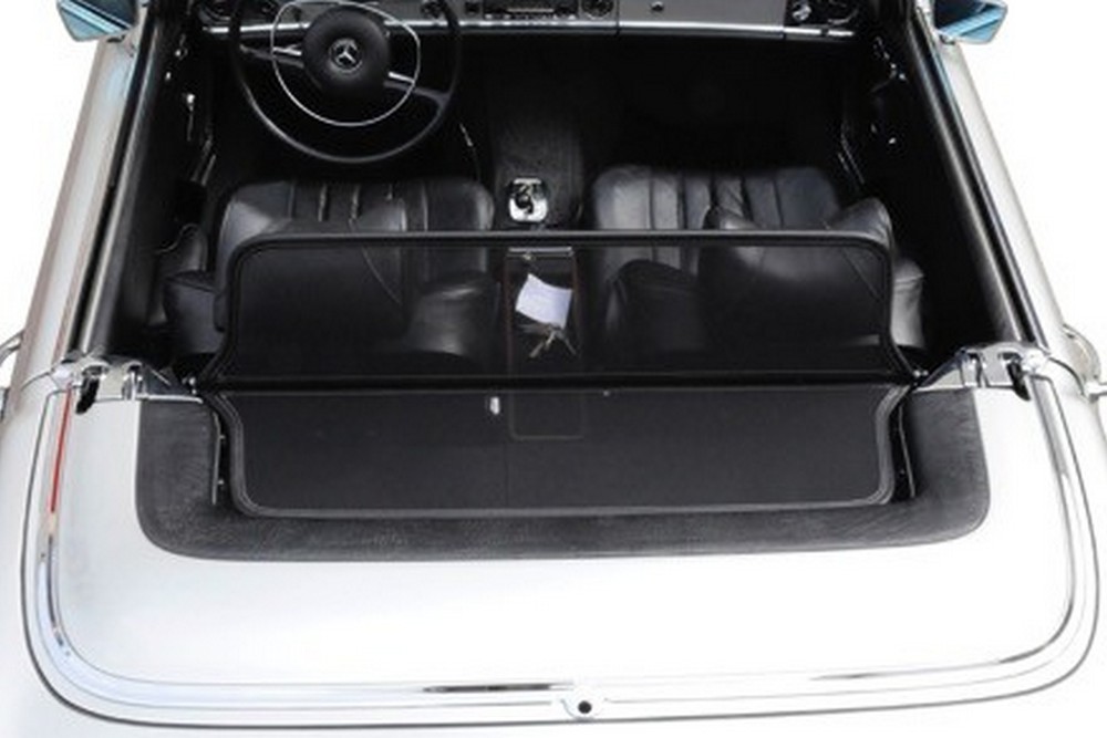 MB19SLCD Cabriolet wind deflector Mercedes-Benz SL (W113) 1963-1971 Black (11)