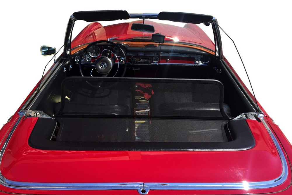 MB19SLCD Cabriolet wind deflector Mercedes-Benz SL (W113) 1963-1971 Black (5)