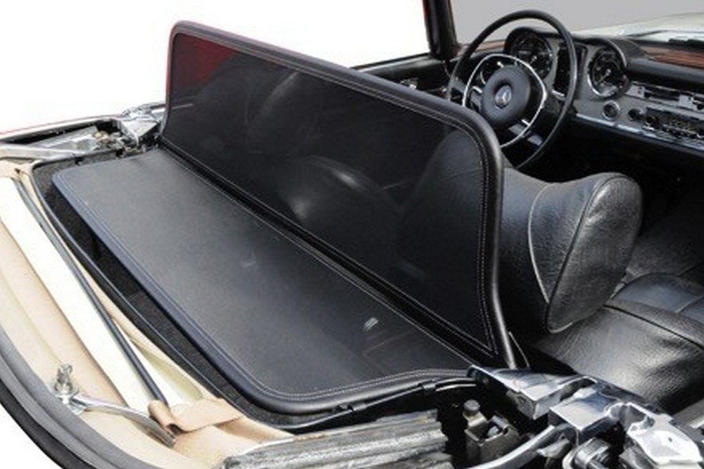 MB19SLCD Cabriolet wind deflector Mercedes-Benz SL (W113) 1963-1971 Black (9)