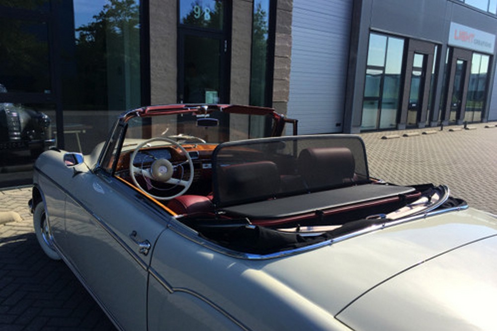 MB1SCD Cabriolet wind deflector Mercedes-Benz S-Class (W128) 1958-1960 Black (10)