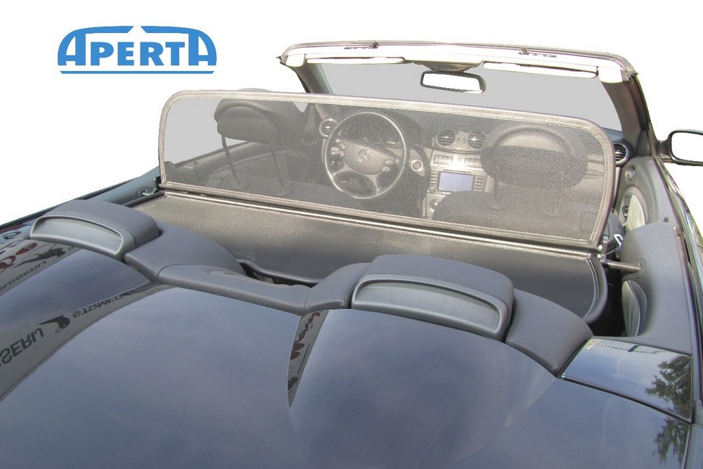 MB3CLCD Cabriolet wind deflector Mercedes-Benz C-Class CLK (A209) 2004-2010 Black (11)