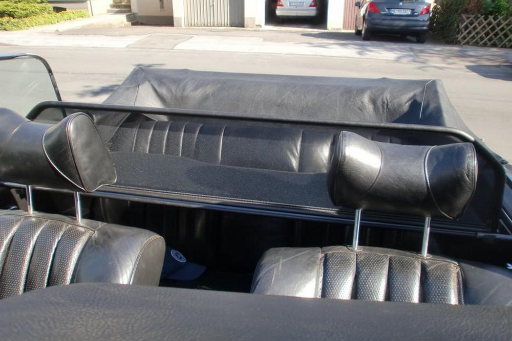MB3SCLCD Cabriolet wind deflector Mercedes-Benz S-Class (W111) 1961-1971 Black (10)
