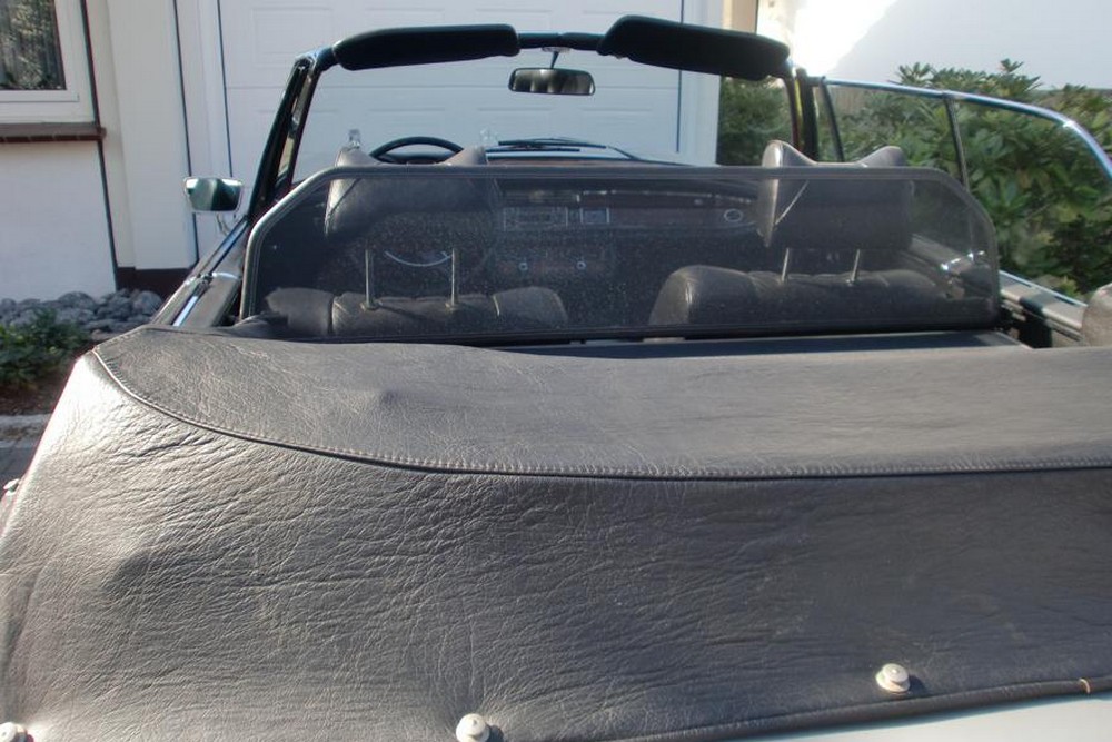 MB3SCLCD Cabriolet wind deflector Mercedes-Benz S-Class (W111) 1961-1971 Black (13)