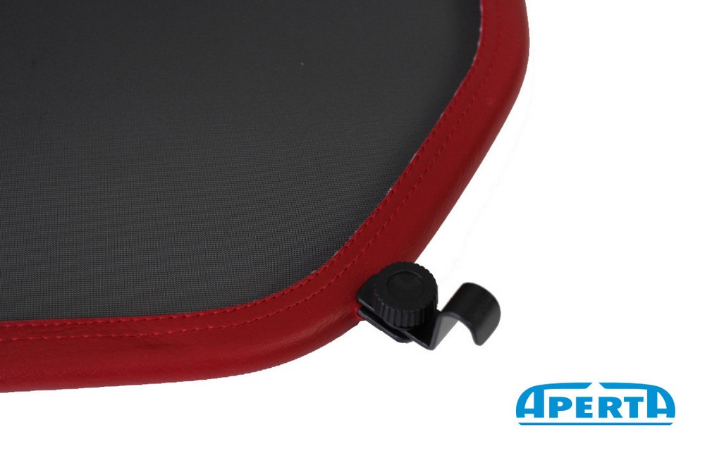 MB4SCLCD Cabriolet wind deflector Mercedes-Benz S-Class (W111) 1961-1971 Red (6)