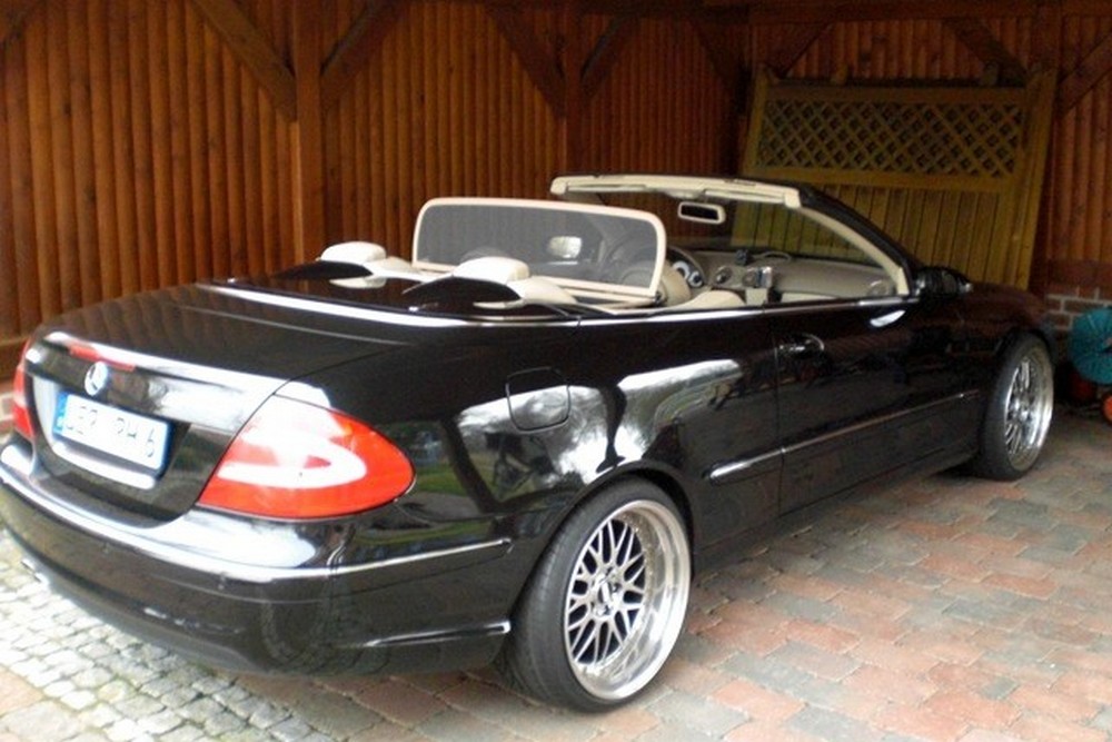 MB5CLCD Cabriolet wind deflector Mercedes-Benz C-Class CLK (A209) 2004-2010 Beige (10)