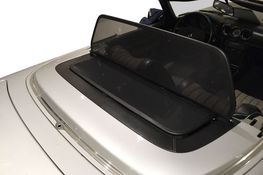 MB9SLCD Cabriolet wind deflector Mercedes-Benz SL (R107) 1971-1989 Black (2)