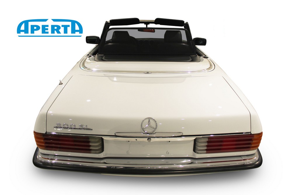 MB9SLCD Cabriolet wind deflector Mercedes-Benz SL (R107) 1971-1989 Black (4)