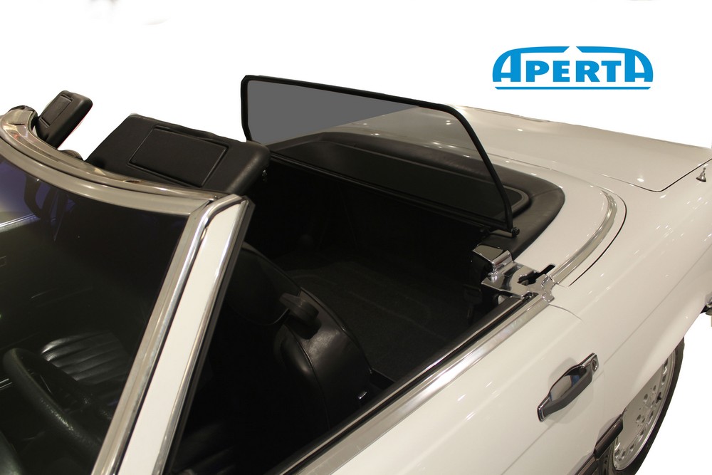 MB9SLCD Cabriolet wind deflector Mercedes-Benz SL (R107) 1971-1989 Black (6)