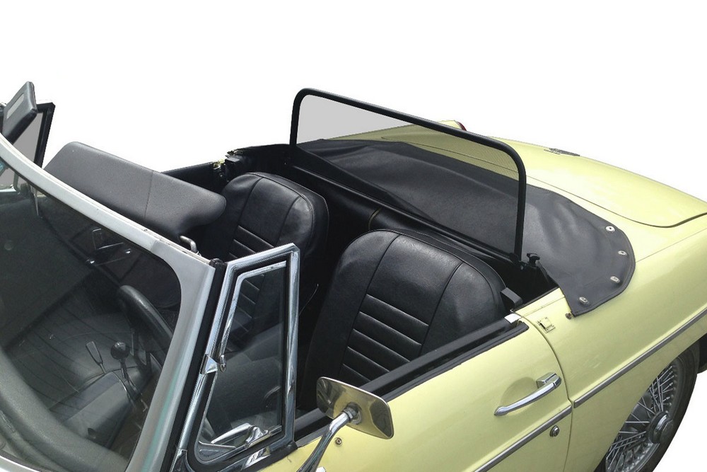 MG3MGBCD Cabriolet wind deflector MG RV8 1993-1996 Black (5)