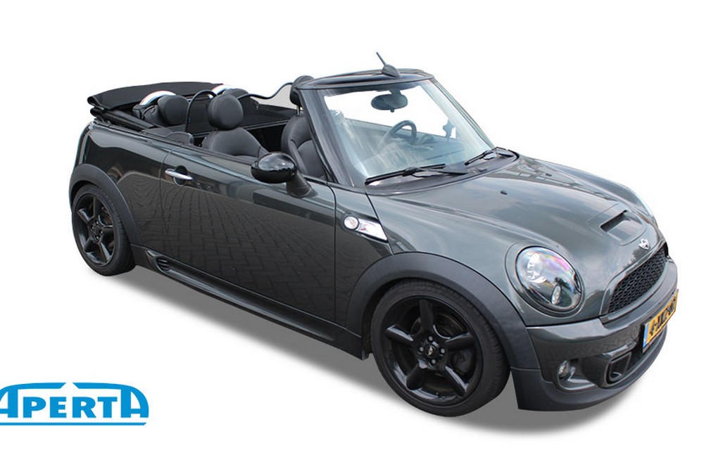 MIN1MICD Cabriolet wind deflector Mini Cabriolet (R57 - Mk II) 2009-2016 Black (2)