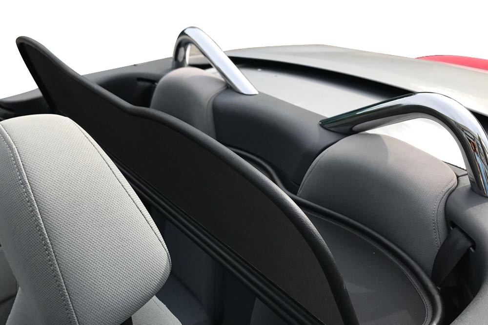 MIT1COCD Cabriolet wind deflector Mitsubishi Colt CZC (Z30) 2006-2009 Black (4)