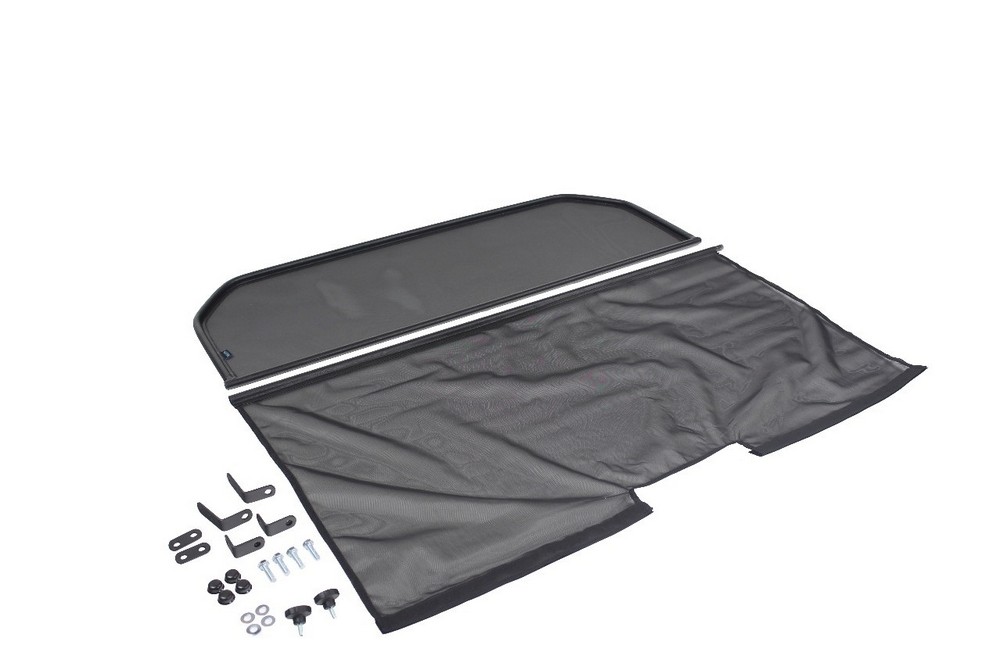 Wind deflector suitable for Peugeot 504 Cabriolet 1969-1983 Black