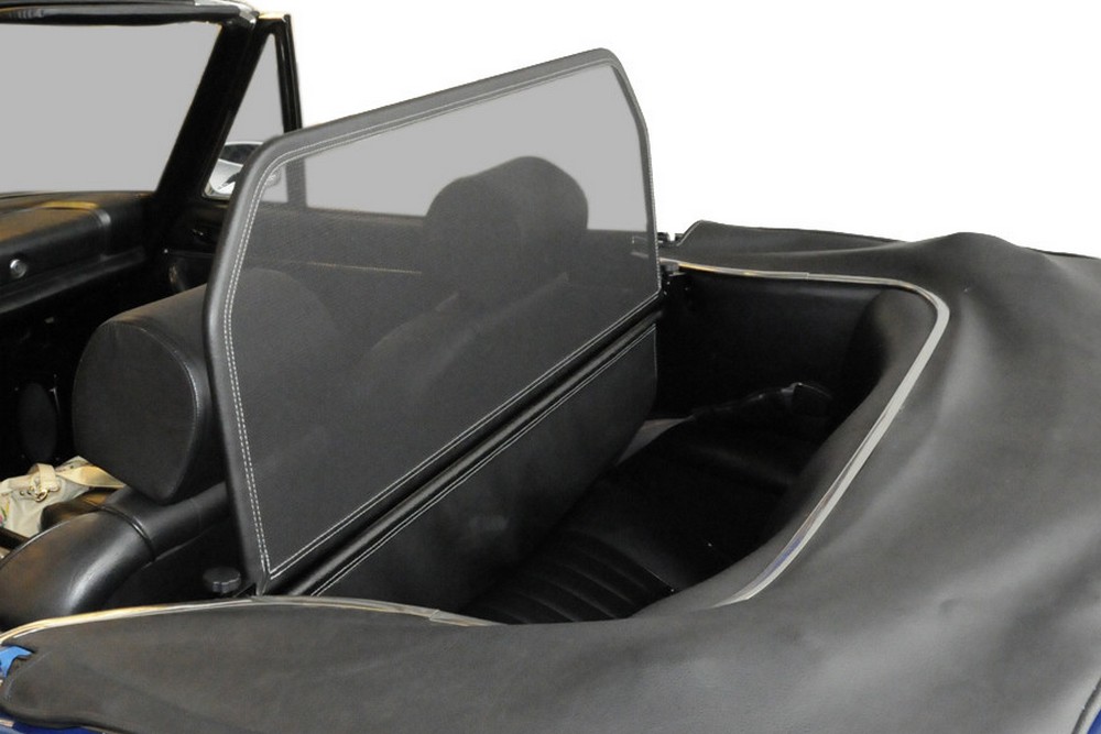 PEU155CD Cabriolet wind deflector Peugeot 505 Cabriolet 1969-1983 Black (3)