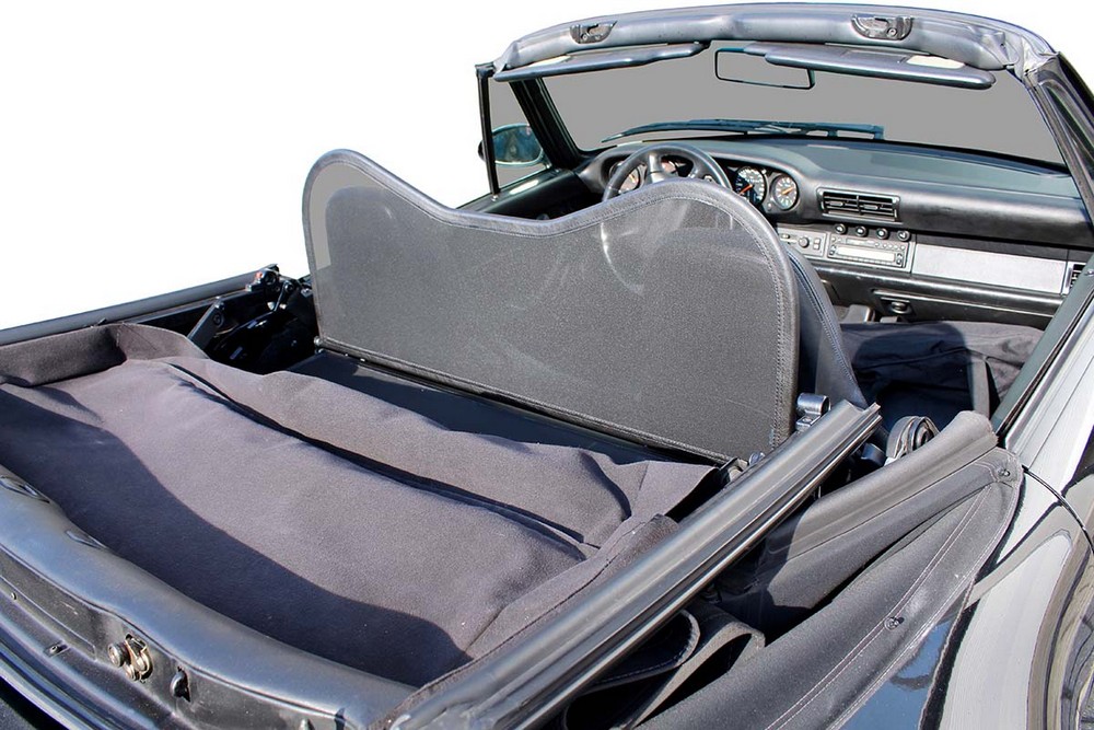 POR1911CD Cabriolet wind deflector Porsche 911 Cabriolet (993) 1993-1998 Black (11)