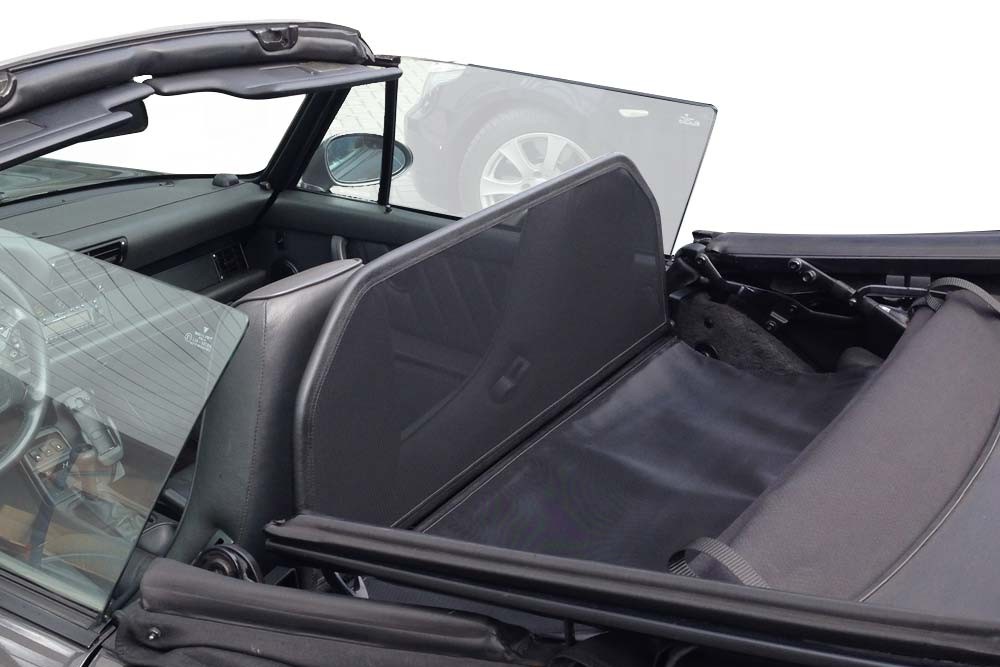 POR191CD Cabriolet wind deflector Porsche 911 Cabriolet (964) 1989-1992 Black (5)