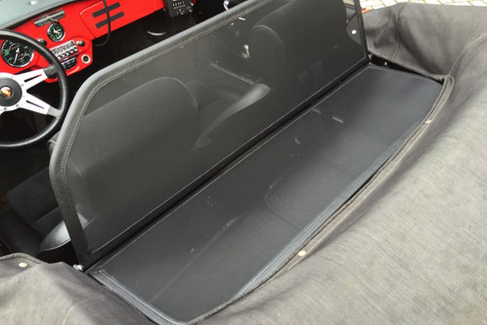 POR2356CD Cabriolet wind deflector Porsche 356 Speedster 1950-1965 Black (11)
