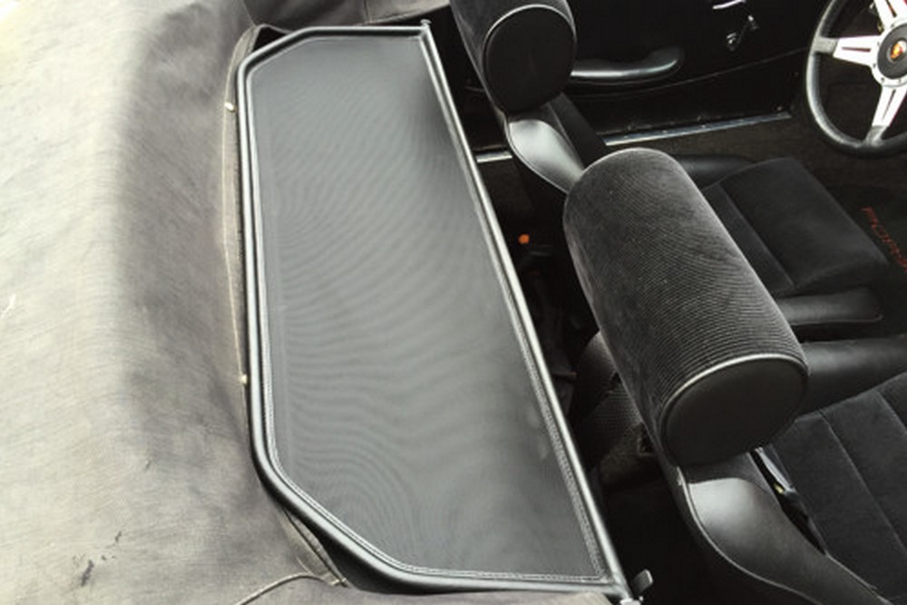 POR2356CD Cabriolet wind deflector Porsche 356 Speedster 1950-1965 Black (3)