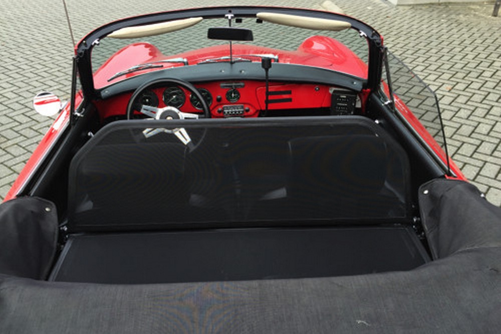 POR2356CD Cabriolet wind deflector Porsche 356 Speedster 1950-1965 Black (6)