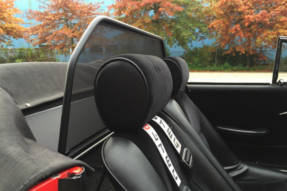POR2356CD Cabriolet wind deflector Porsche 356 Speedster 1950-1965 Black (9)