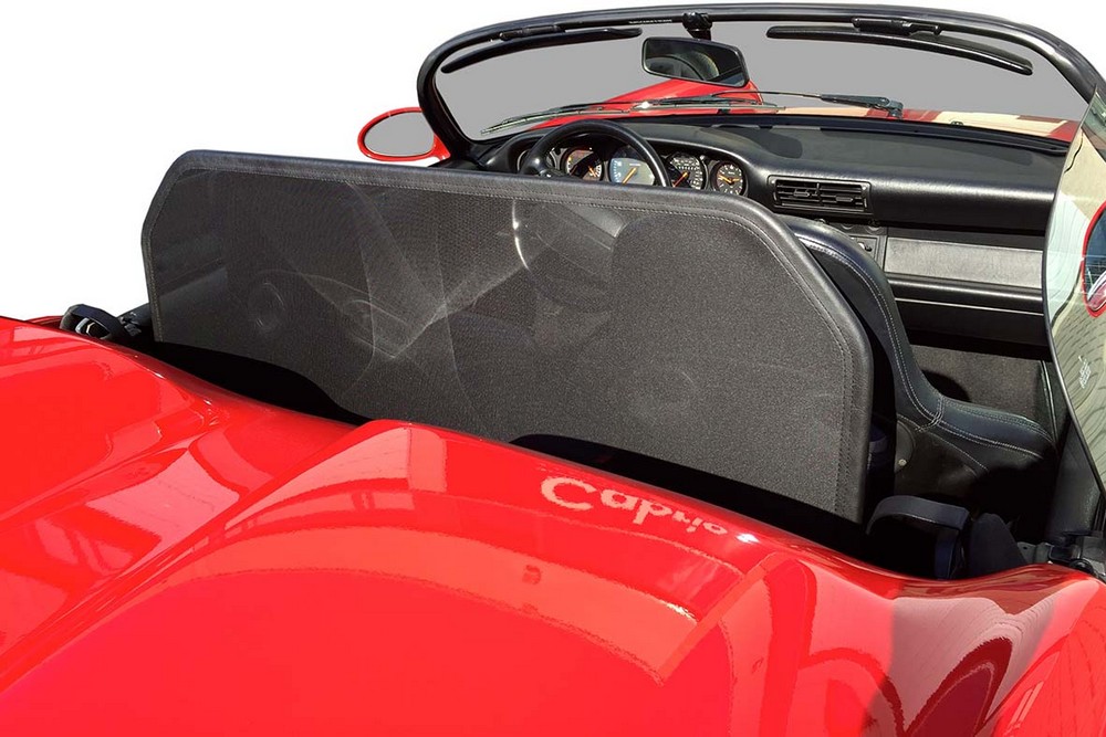 POR391CD Cabriolet wind deflector Porsche 911 Cabriolet (964) 1989-1993 Black (3)