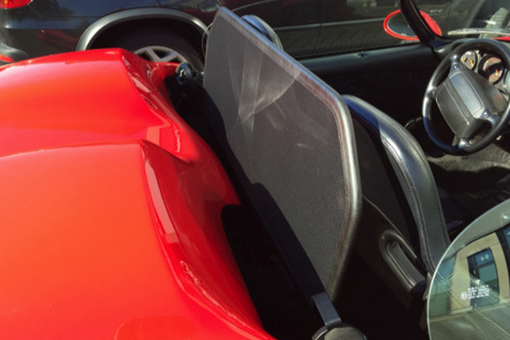 POR391CD Cabriolet wind deflector Porsche 911 Cabriolet (964) 1989-1993 Black (4)