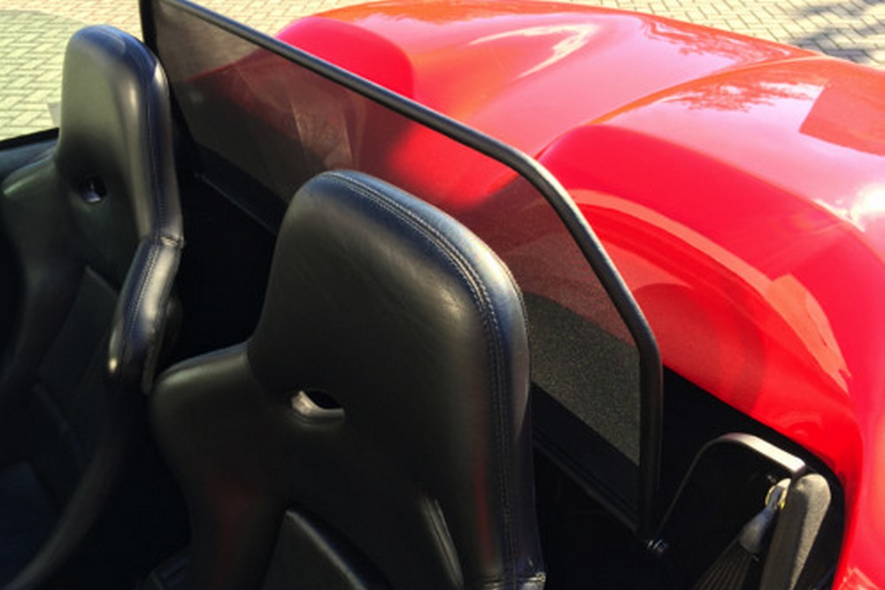 POR391CD Cabriolet wind deflector Porsche 911 Cabriolet (964) 1989-1993 Black (5)