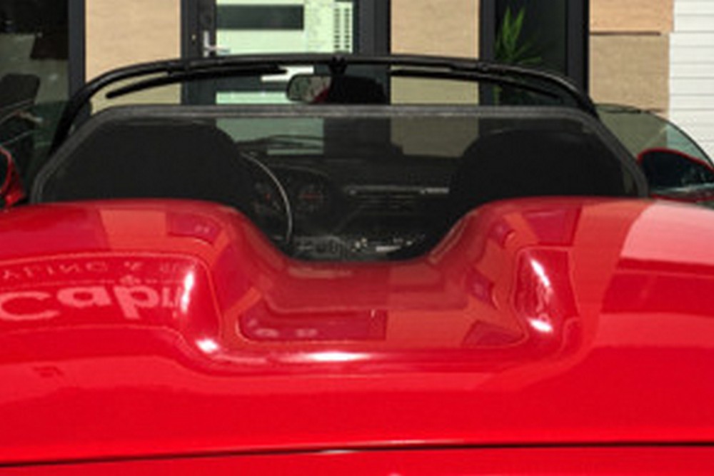 POR391CD Cabriolet wind deflector Porsche 911 Cabriolet (964) 1989-1993 Black (7)